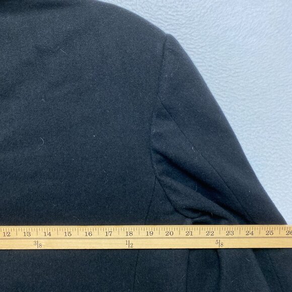 DSCP Quarter Deck Collection Pea Coat Mens 40L Navy Black Wool US NAVY - Picture 10 of 12